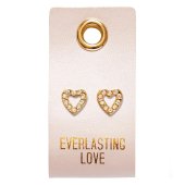 Stud Earrings - Everlasting Love - Heart