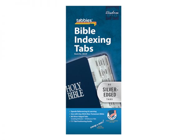 Bible Index Tabs - Silver Tabbies